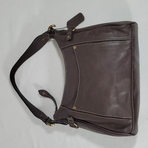 Leather Shoulder bag brown